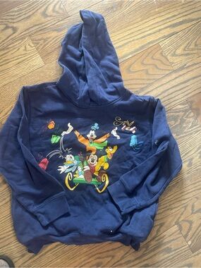 Disney Navy Blue Holiday Mickey & Friends Hoodie